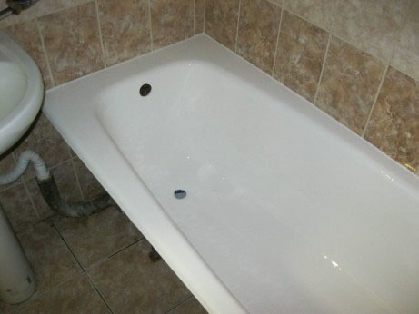 Реставрация ванн методом – жидкий акрил